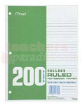15326 1540 - Notebook paper filler CR 200ct 10.5X8in