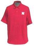 NE Husker polo red w/wht N 3XT