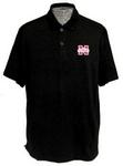 NE Husker polo black w/red huskers 2XL
