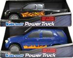 Toy power truck w/light and sound 2 asst