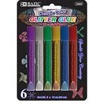 Glitter glue pen classic 6ct 15ml