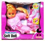 Toy doll soft 16in w/accessories