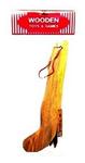 Toy wooden pistol arrow shooter 12in