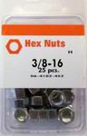 4102-452 - Hex Nuts 3/8-16 25pc