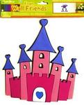 CD122D - Wall friends foam 3D castle 10x9in