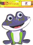 CD122V - Wall friends foam 3D frog 10x8.5in