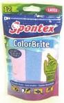 76154 - Spontex ColorBrite disposable gloves 12pk