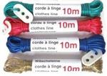 TW71009 - Clothesline plastic 10M asst