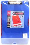 J2728 - Clipboard storage w/ low profile clip blue