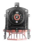 CK027 - Clock metal train front 13x9.5x3in