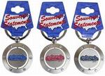 23825CO - CO Keychain rhinestone spinner