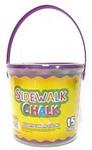 2401 522 - Chalk sidewalk 15 pc bucket
