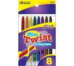 2504 522 - Crayons 8ct mini propelling