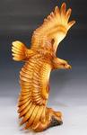 PDJ-793 - Eagle flying wood look 9-3/8inH