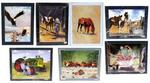 PRINT - Western prints asst 20x16