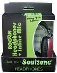 11-311 - True tech headphones w/inline mic