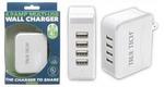 11-329 - True tech wall charger 4.9amp multi-USB