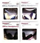 120955 - Stereo headphones asst colors