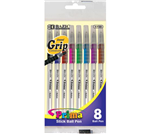 1739 522 - Pen 8pk w cushion grip asst colors