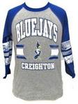 48MFJC-L - Creighton L/S raglan shirt 10/12
