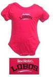 29923UNM-6/9 - New mexico lobos red onesie 6/9mo