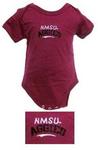 31513NMSU-24 - NMSU Aggies burgundy onesie 24mo