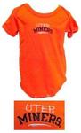 31518UTEP-12 - UTEP Miners orange onesie 12mo