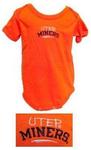 31518UTEP-24 - UTEP Miners orange onesie 24mo