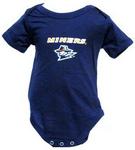 52357UTEP-B-6/9 - Utep Miners blue onesie 6/9mo