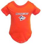 52357UTEP-O-3/6 - UTEP Miners orange onesie 3/6mo