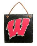 OST10013 - Wisconsin Badgers slate 7x7in