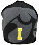 IA Hawkeye stocking cap black