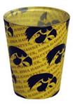 IA Hawkeyes shot glass shadow