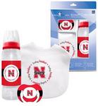 Husker Baby Collection, Bottle, Pacifier & Bib