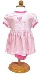 Husker Infant Pink Dress w/Short 18mo