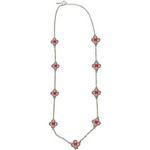 NE Husker necklace quatrefoil logo