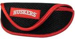 NE Husker sunglass case soft w/ velcro