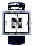 NE Husker watch chic cuff black