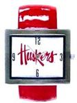 NE Husker watch chic cuff red