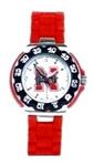 NE Husker watch ladies sport red