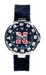 NE Husker watch ladies sport black