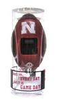 NE Husker football alarm clock 6.5in