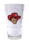 NE Husker pint glass herbie color change 16oz