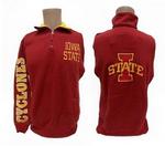 IA State jacket 1/4 zip cardinal red large