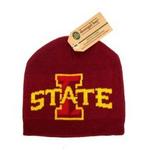 IA State stocking cap knit jacquard