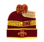 IA State Cyclones stocking cap knit pom