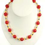 IA State colors necklace beaded
