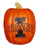 Iowa State resin pumpkin 12in