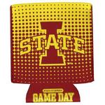 ISU Cyclones pocket koozie dot pattern