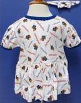 KU Jayhawk Diaper Set w/Headband 18mo.